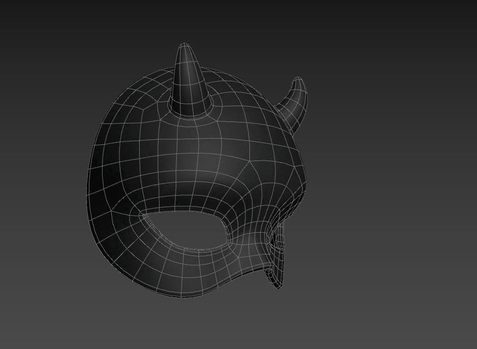 Devil Mask 3D model_13