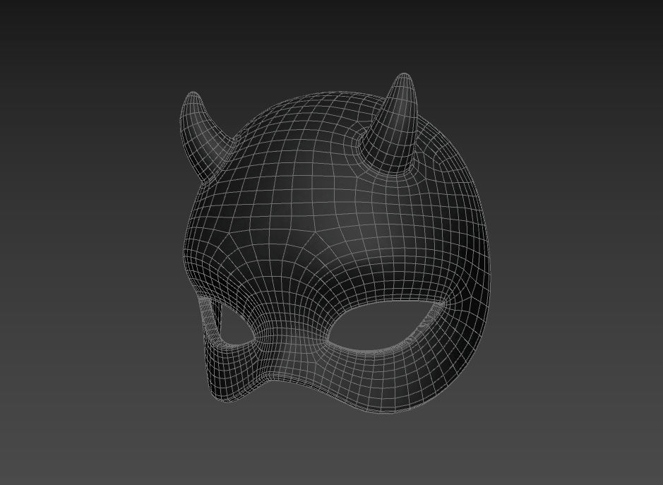 Devil Mask 3D model_12