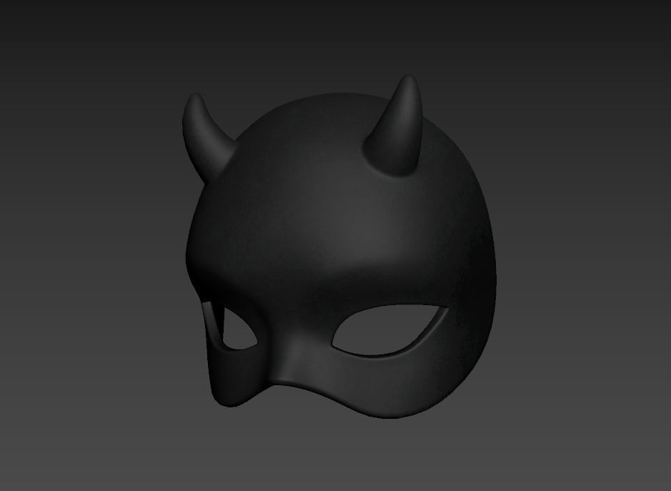 Devil Mask 3D model_10