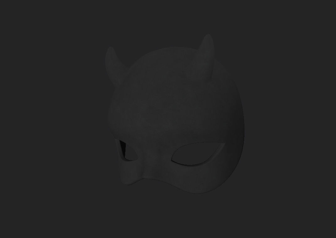 Devil Mask 3D model_5