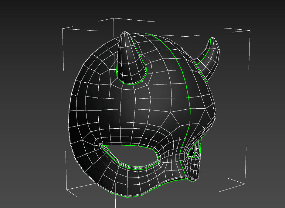 Devil Mask 3D model_16