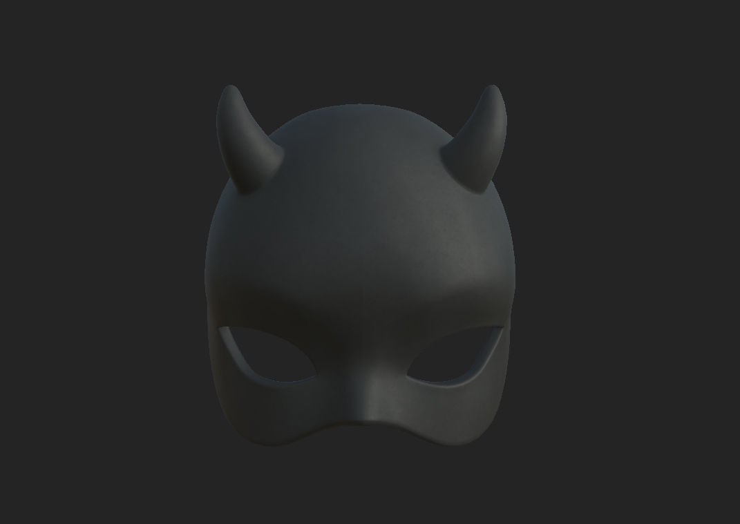 Devil Mask 3D model_6