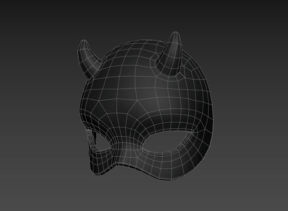 Devil Mask 3D model_11