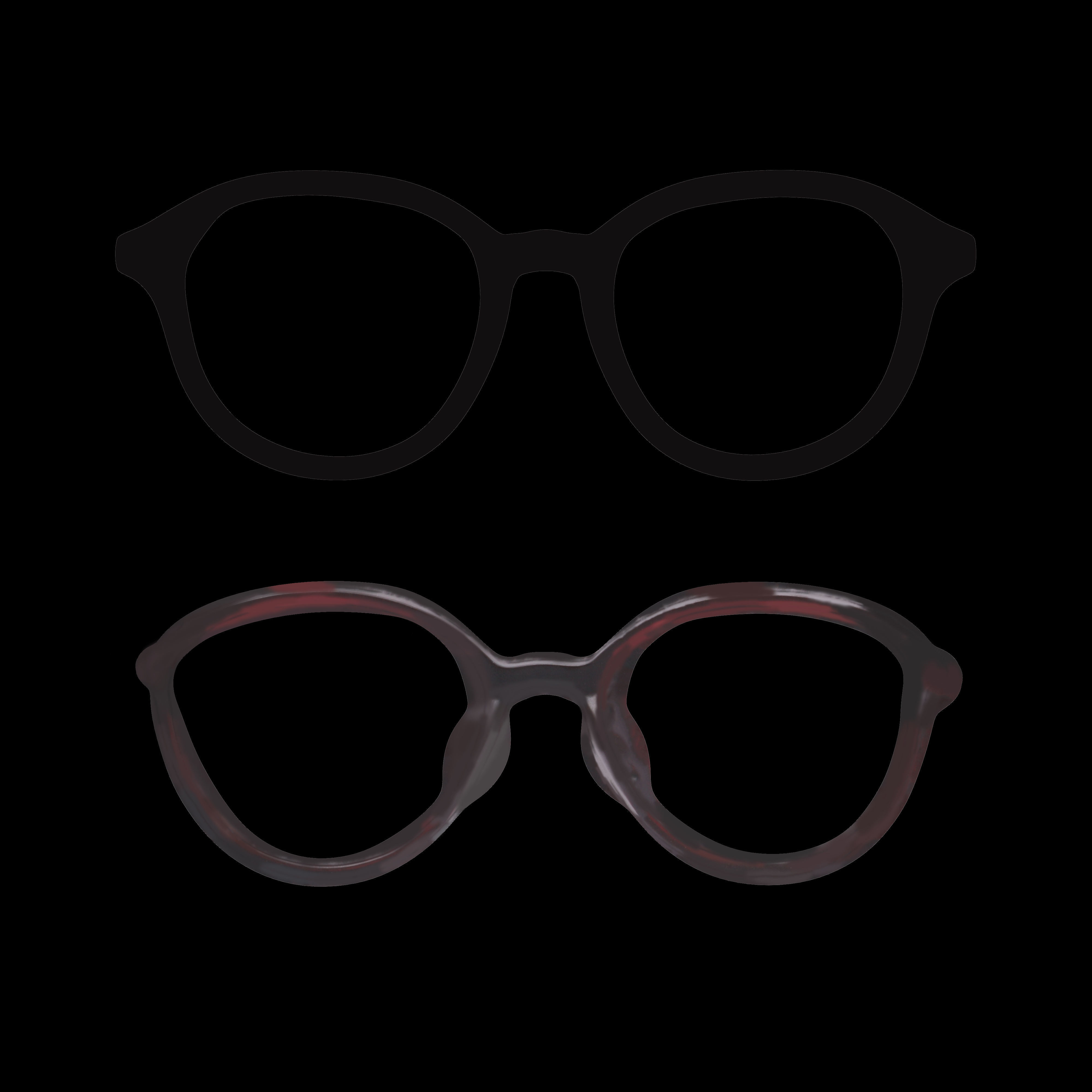 Eyeglasses for Men and Women 3D print model_12