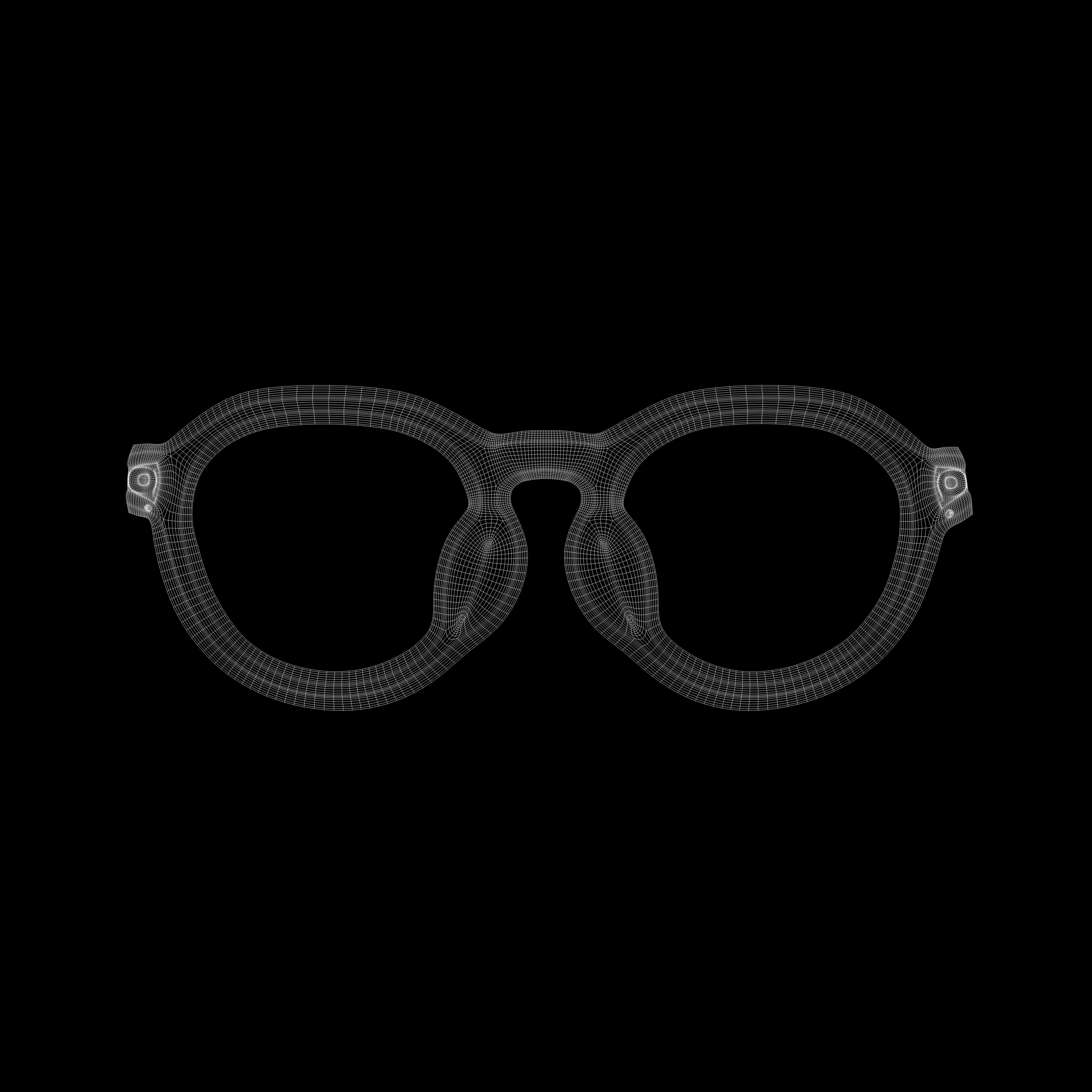 Eyeglasses for Men and Women 3D print model_10