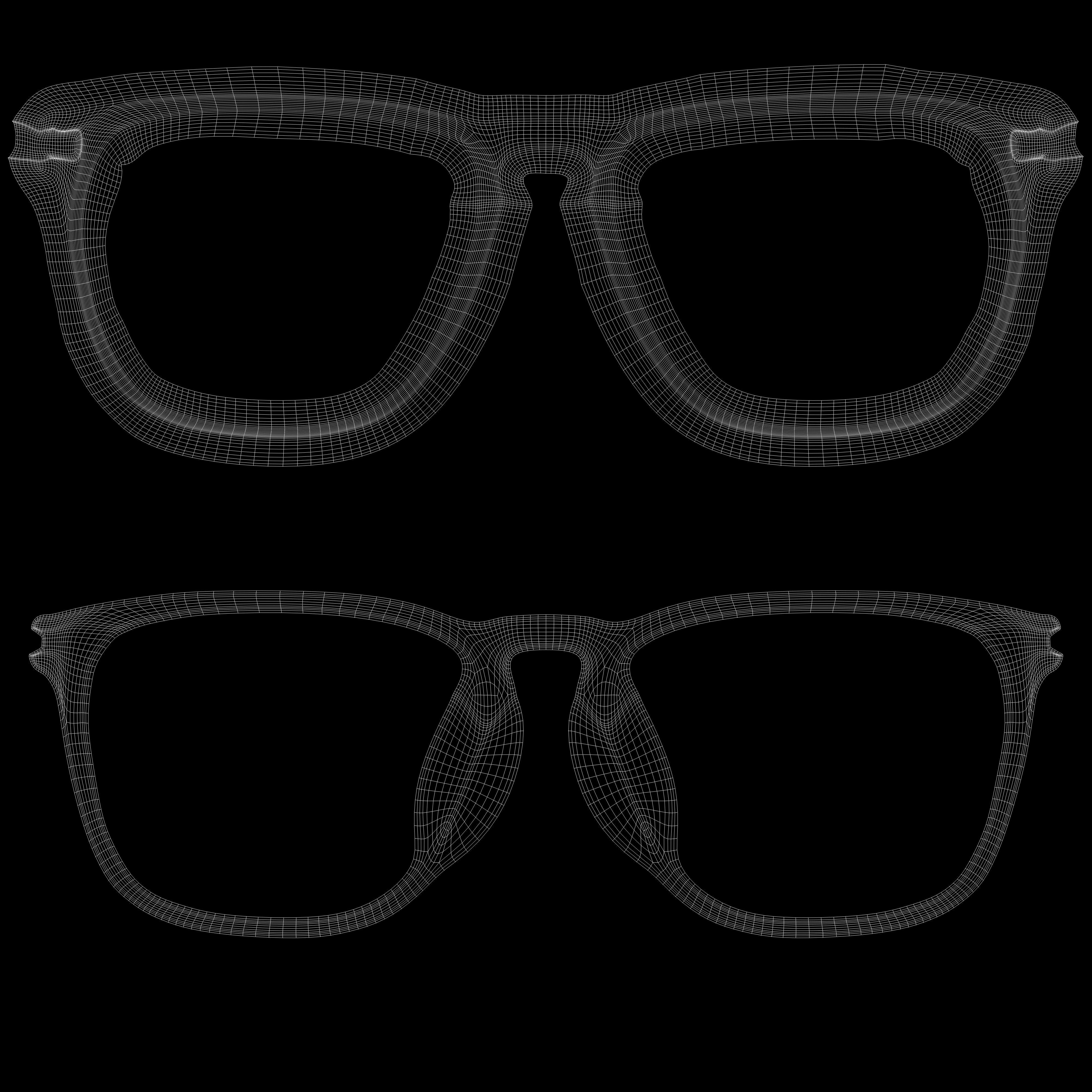 Eyeglasses for Men and Women 3D print model_9