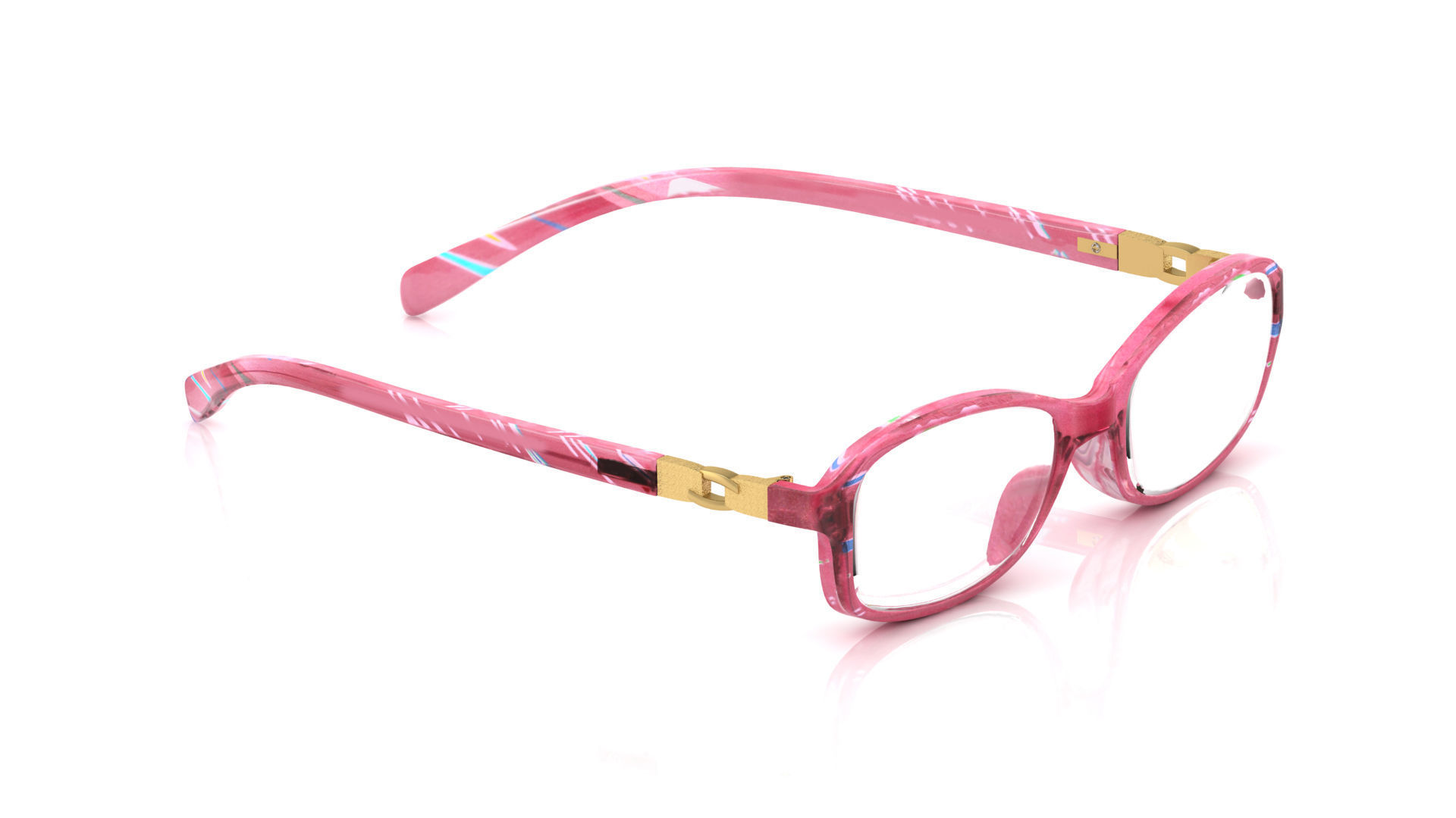 Eyeglasses for Men and Women 3D print model_3