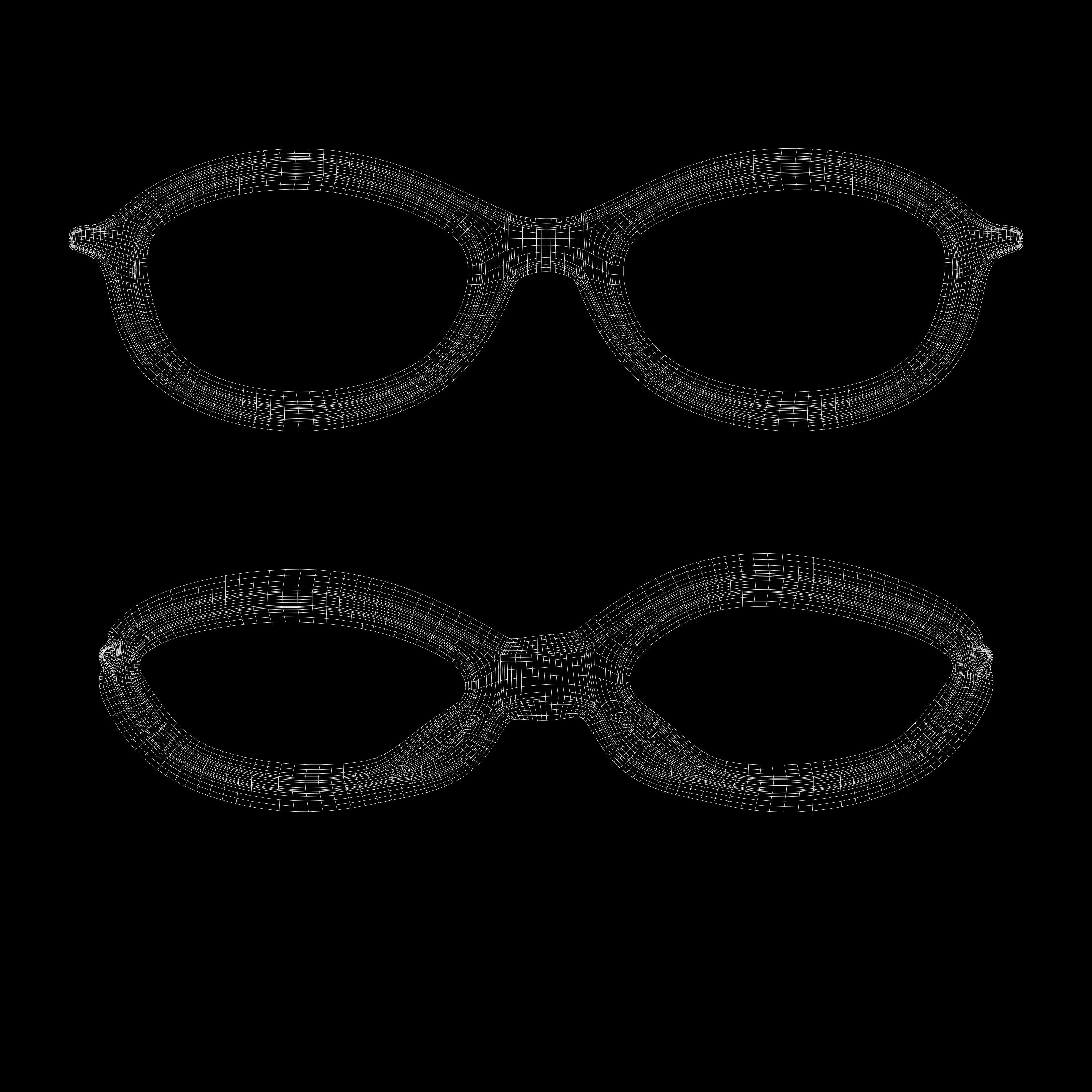Eyeglasses for Men and Women 3D print model_4
