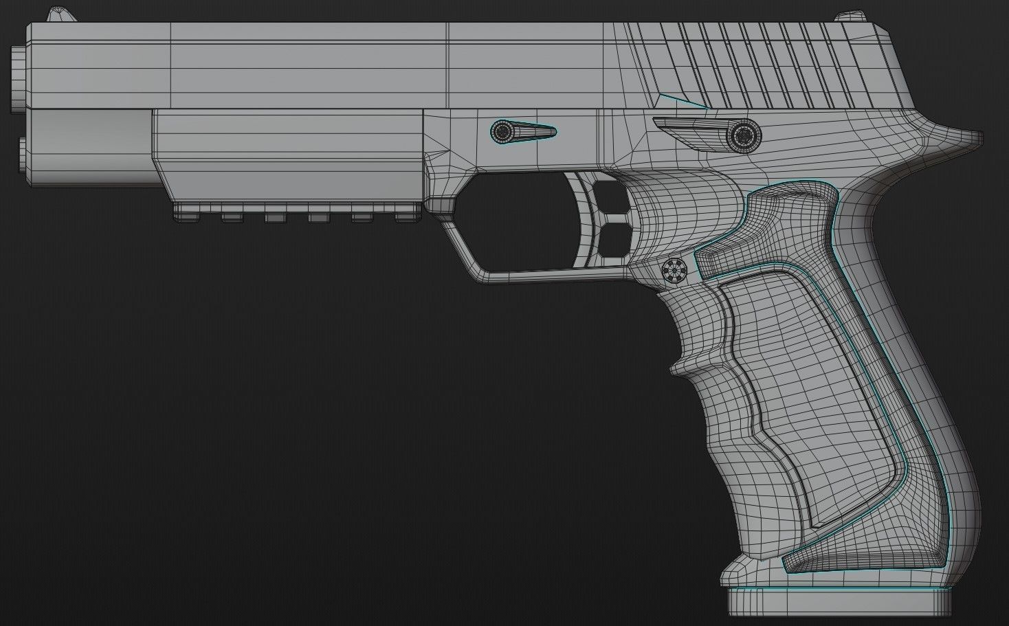 Handgun FORT-0210 3D model_5