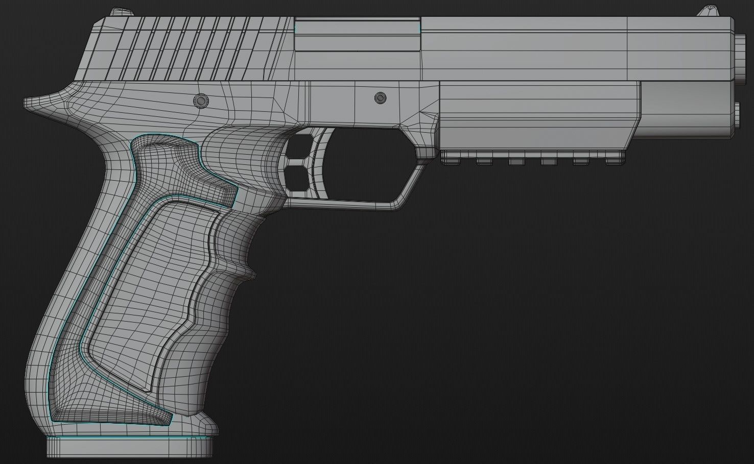 Handgun FORT-0210 3D model_4
