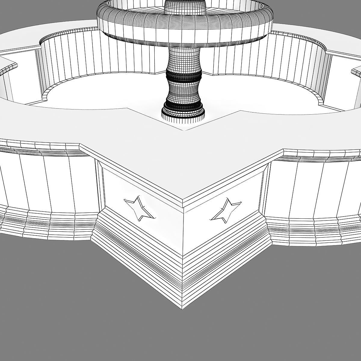 Fountain 05 3D model_14