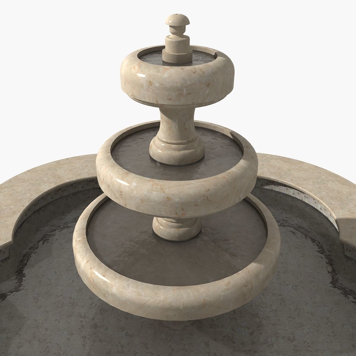 Fountain 05 3D model_3