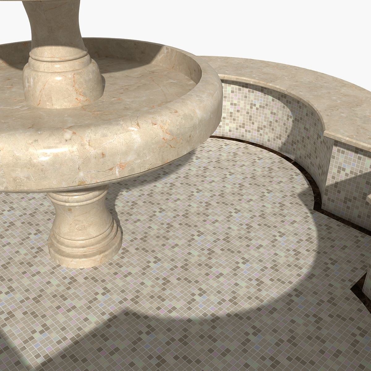 Fountain 05 3D model_8