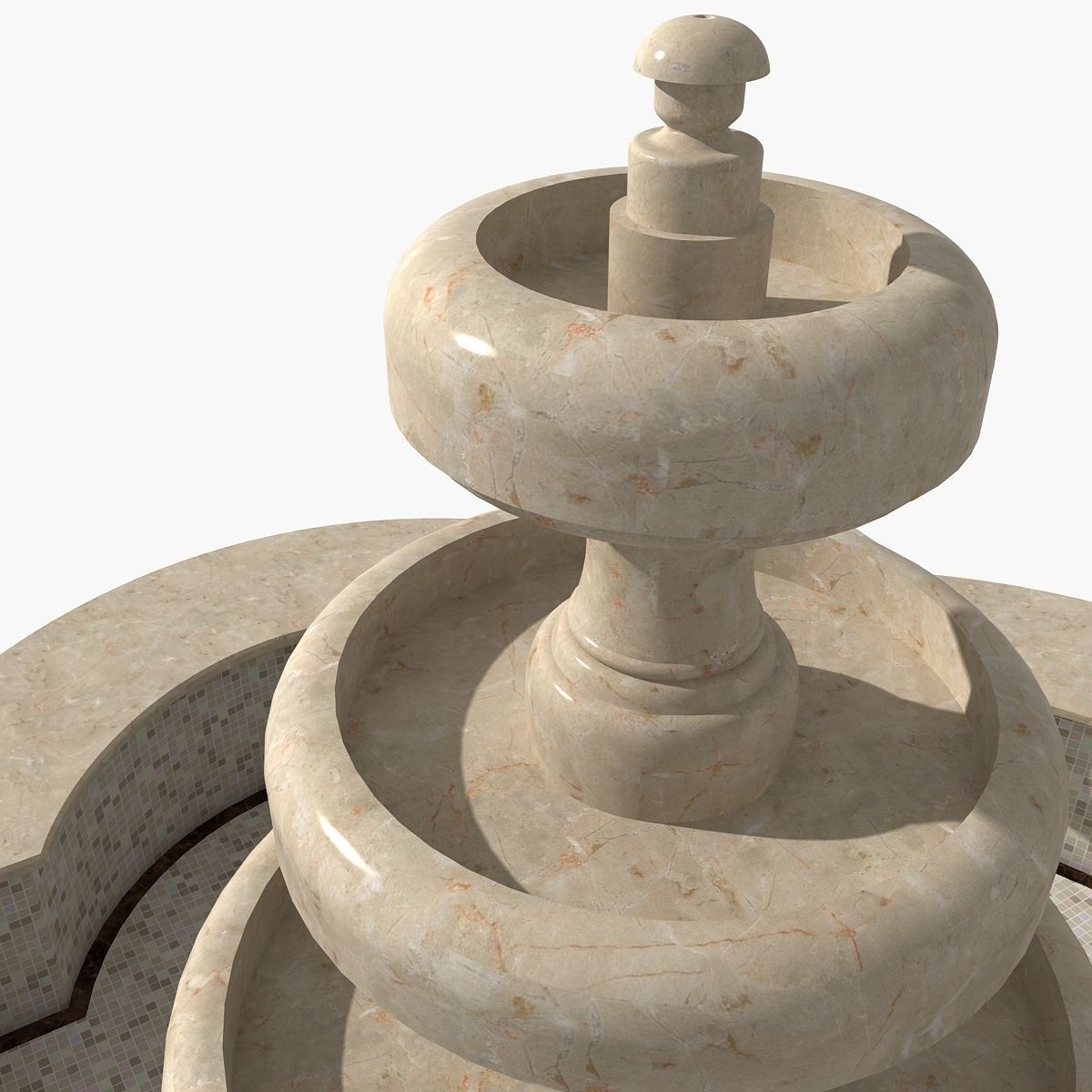 Fountain 05 3D model_1