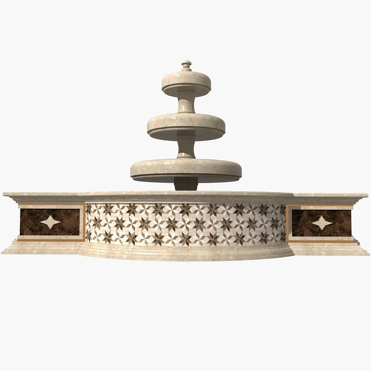 Fountain 05 3D model_4