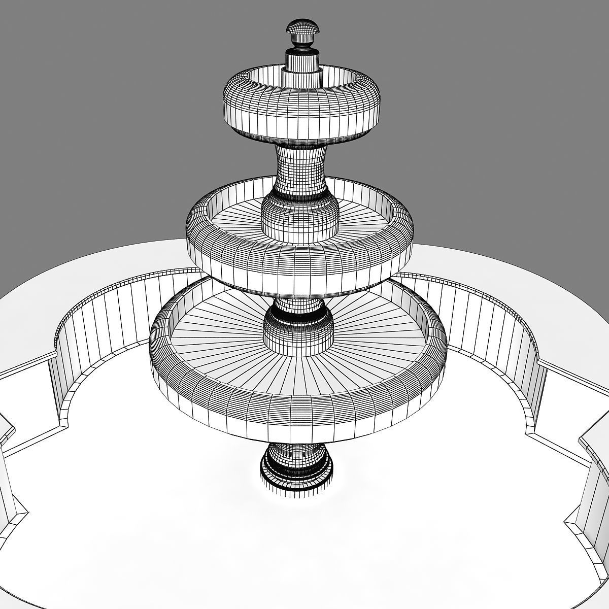Fountain 05 3D model_13