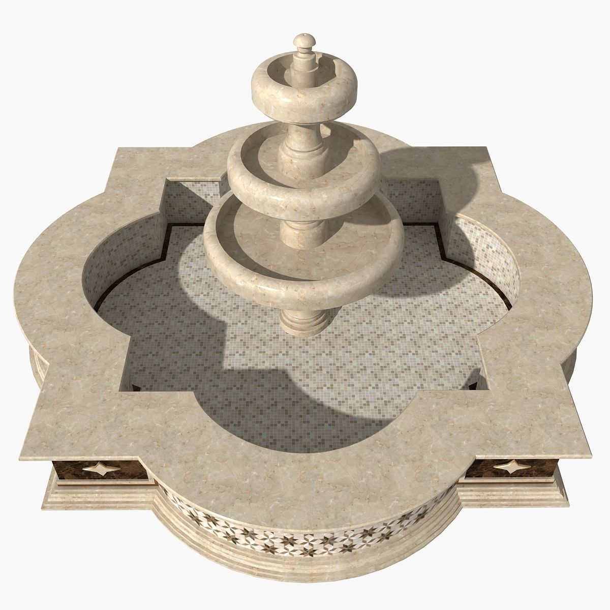Fountain 05 3D model_7