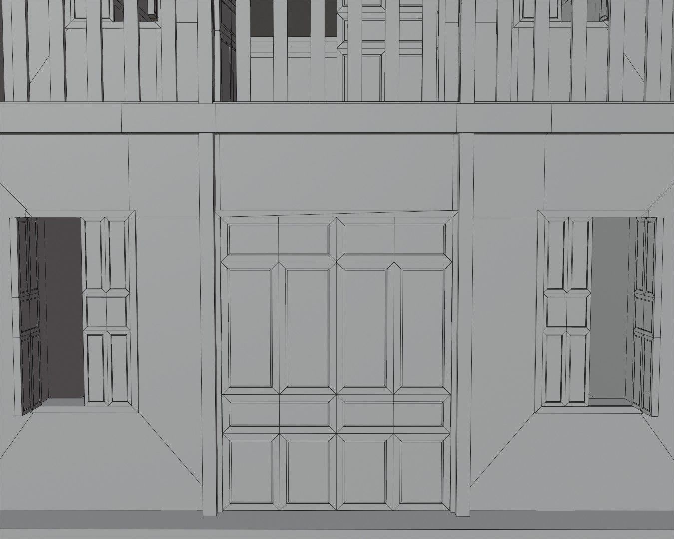 Hoi An Ancient House Pack Low-poly 3D model_15