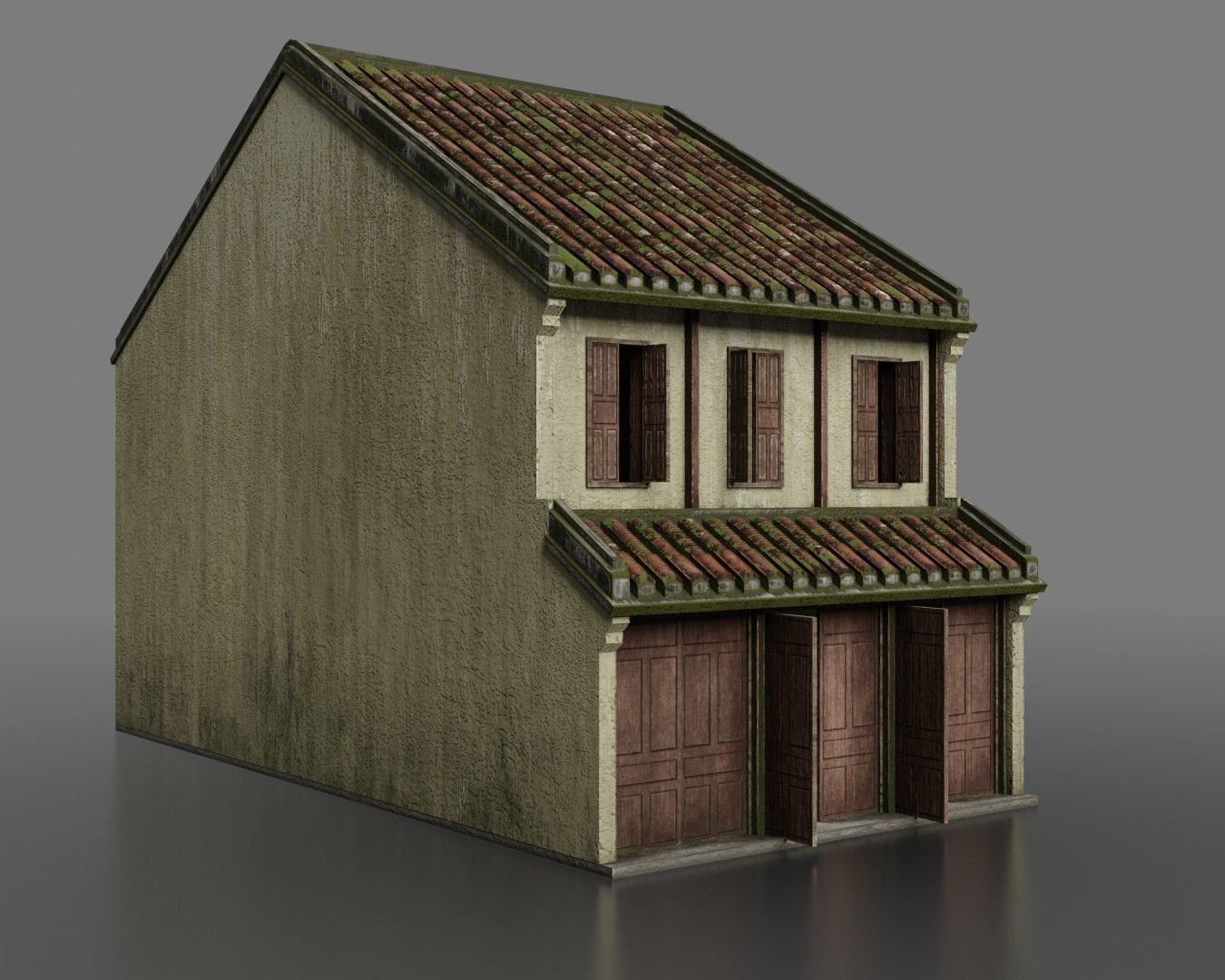 Hoi An Ancient House Pack Low-poly 3D model_8