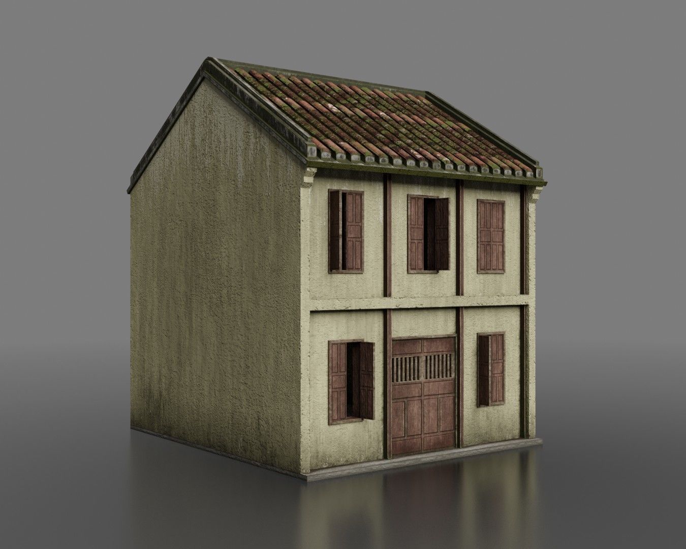Hoi An Ancient House Pack Low-poly 3D model_5