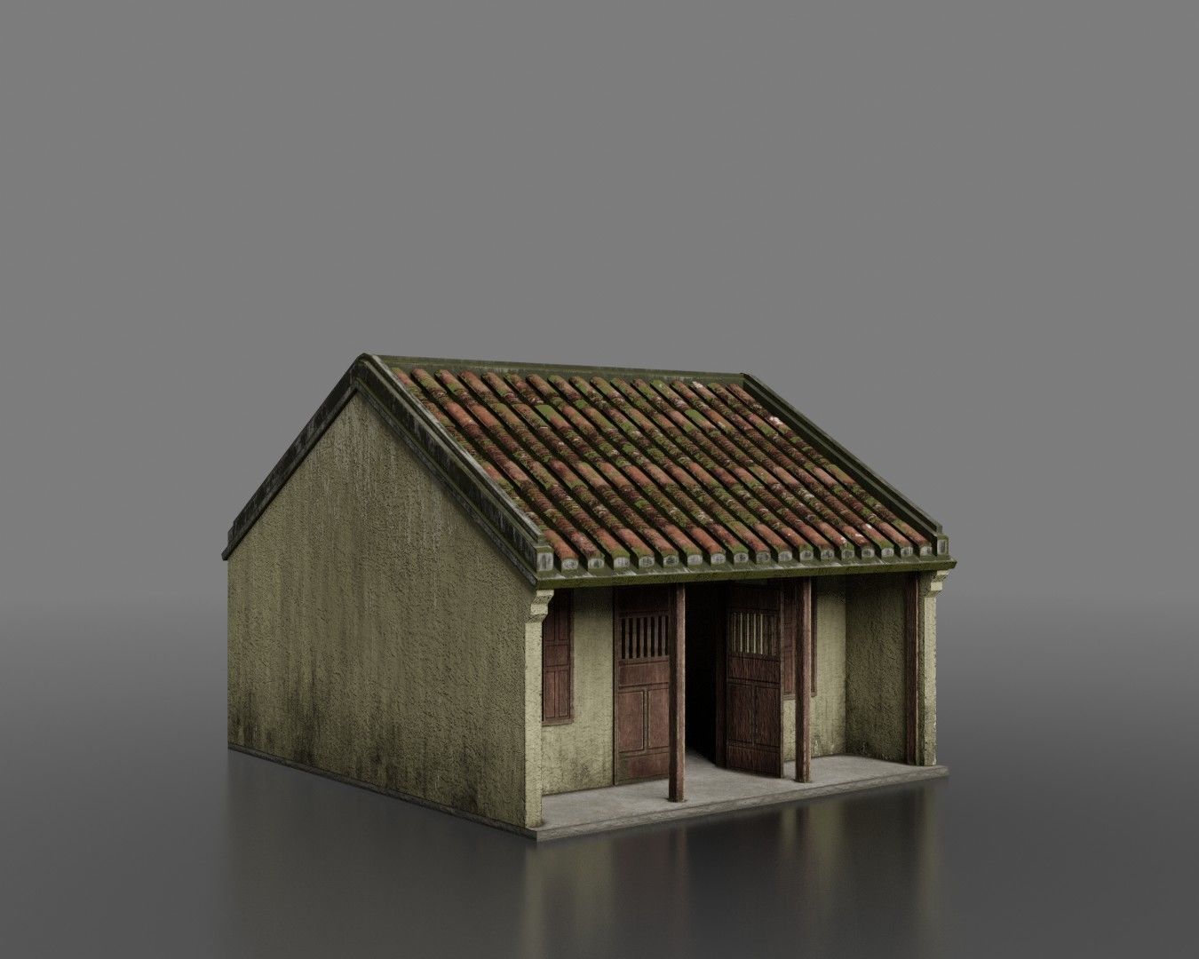 Hoi An Ancient House Pack Low-poly 3D model_2