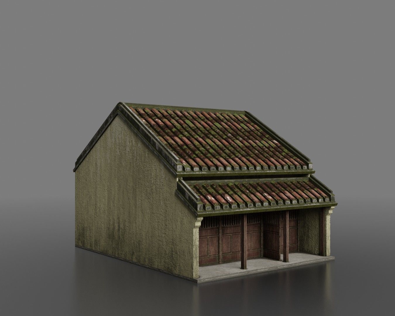 Hoi An Ancient House Pack Low-poly 3D model_7