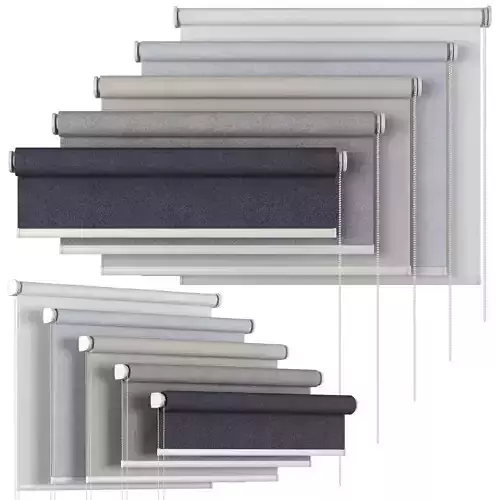 Roller Blind 03 Backhausen Vita 3D model