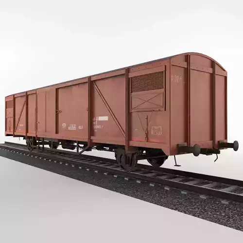 Train Boxcar 3D model