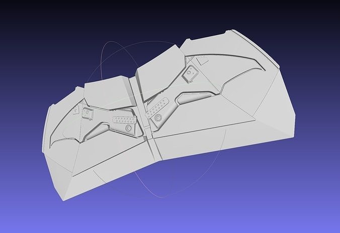 Batman Chestplate Design Printable Model 3D print model