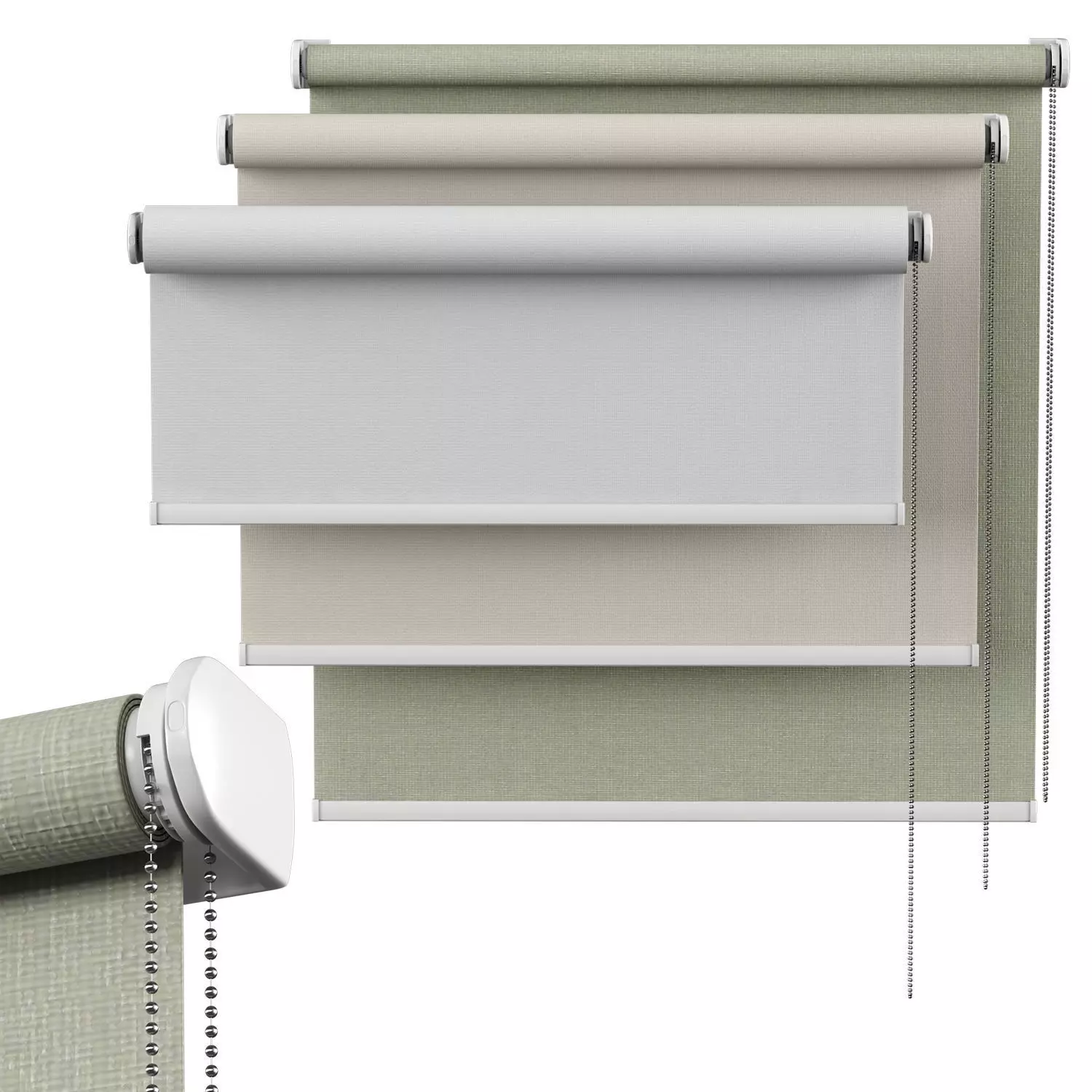 Roller Blind 05 English Blinds Gala 3D model