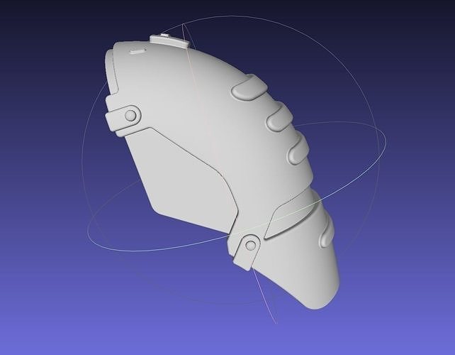 Batman Shoulder Piece Printable Model 3D print model