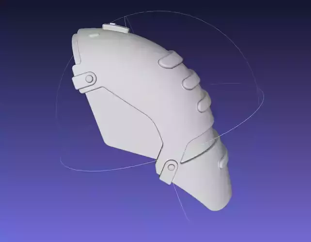 Batman Shoulder Piece Printable Model