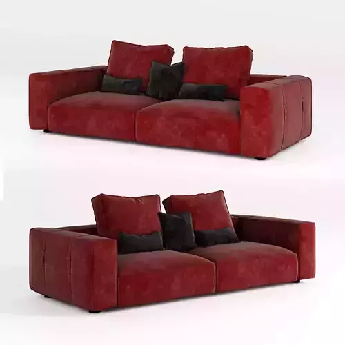 Relax sofa with pillows