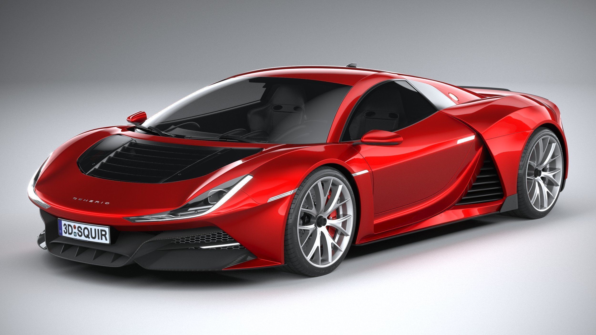 Generic Supercar 2020 3D model_1