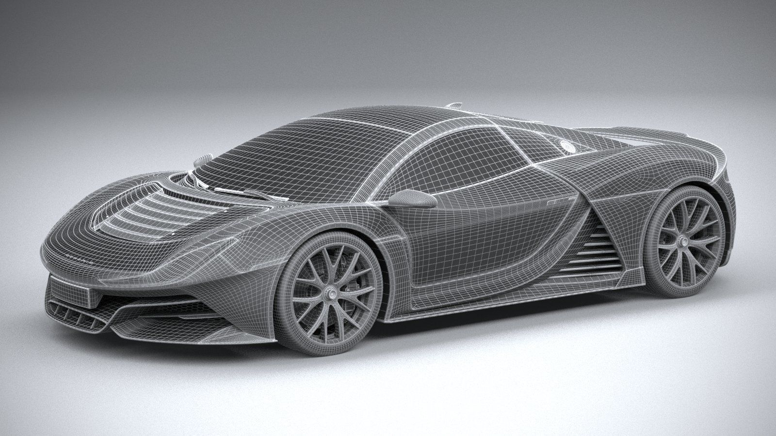 Generic Supercar 2020 3D model_26