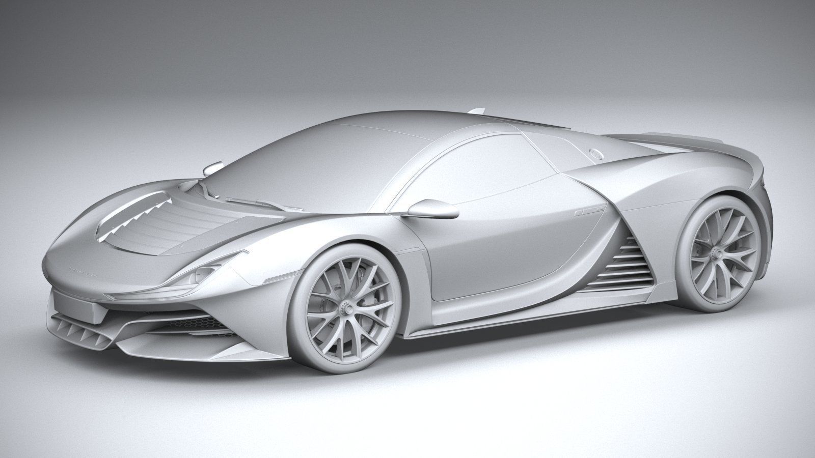 Generic Supercar 2020 3D model_19