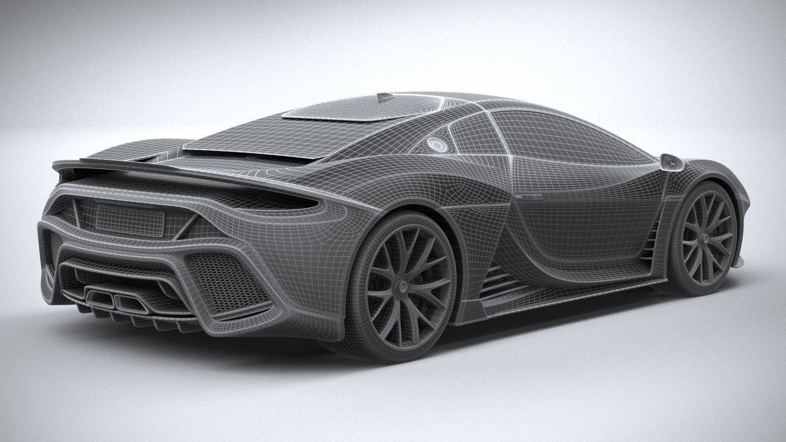 Generic Supercar 2020 3D model_27