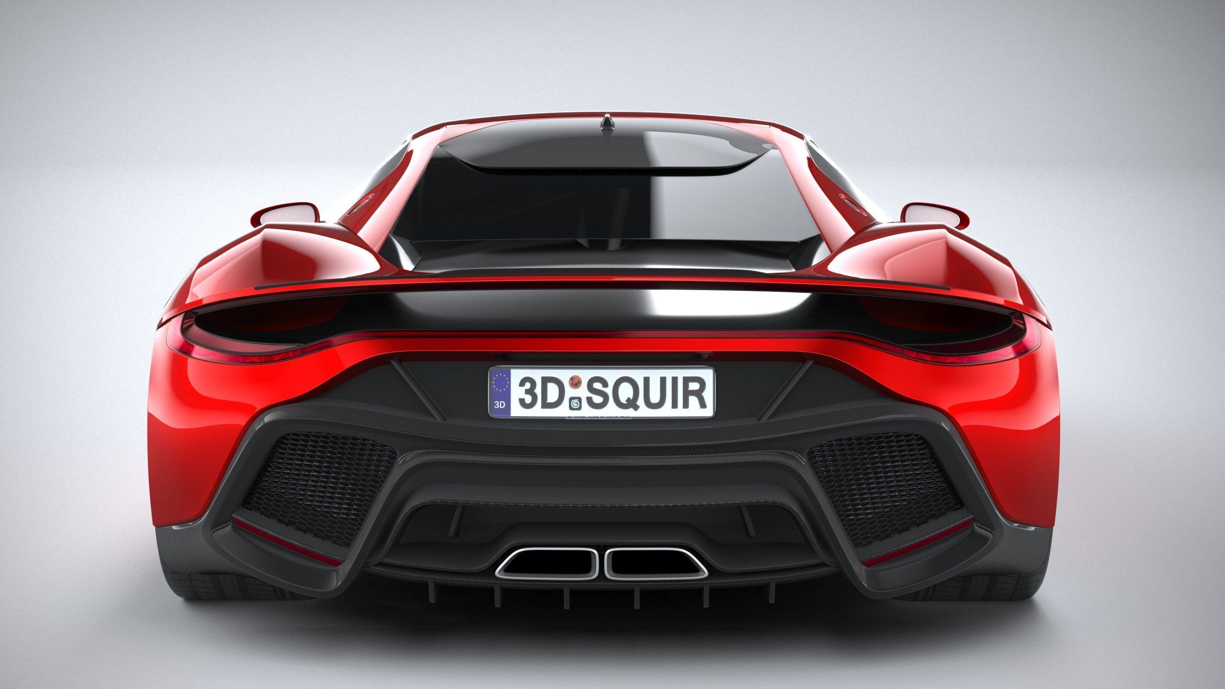 Generic Supercar 2020 3D model_4