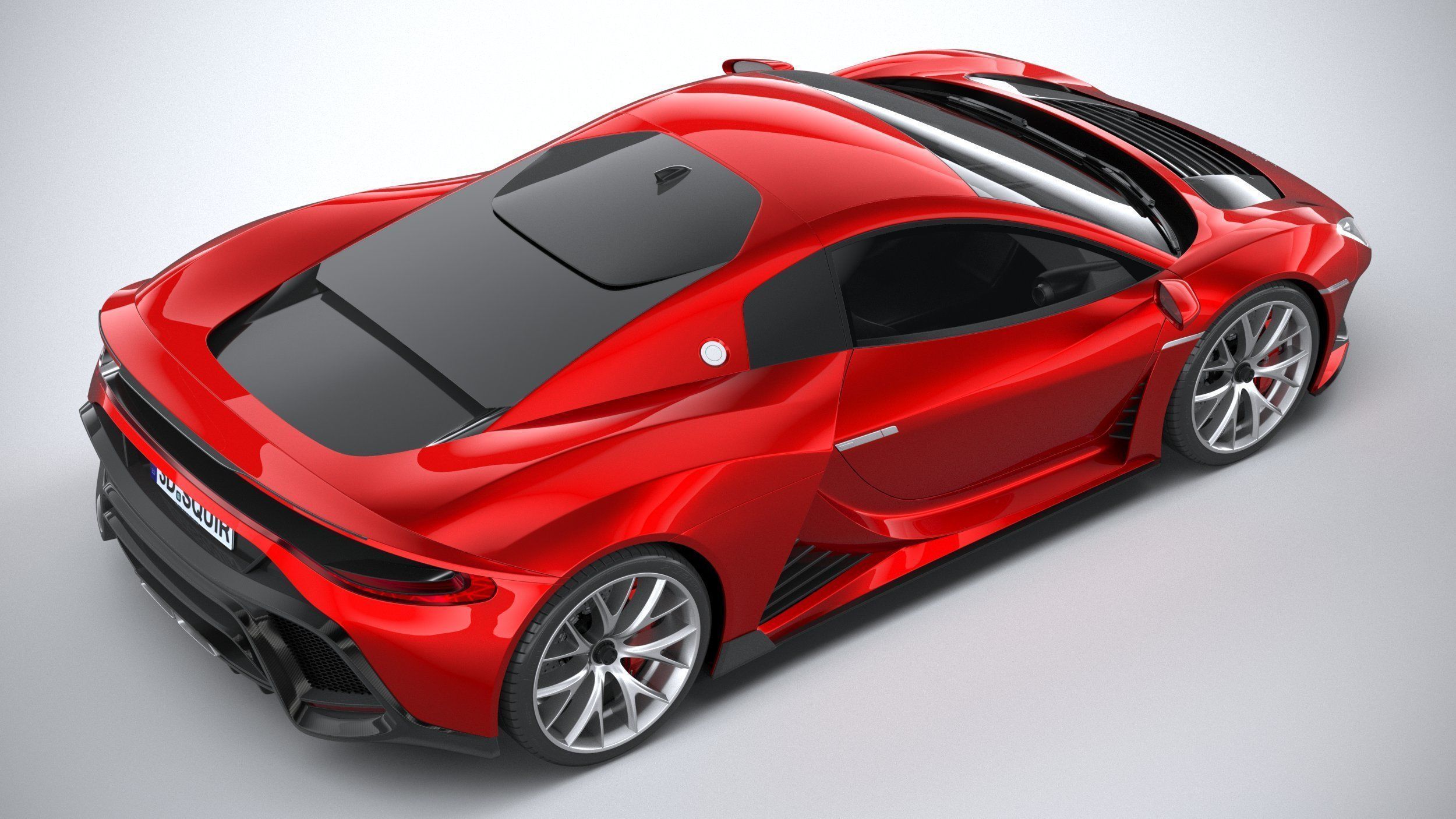 Generic Supercar 2020 3D model_10