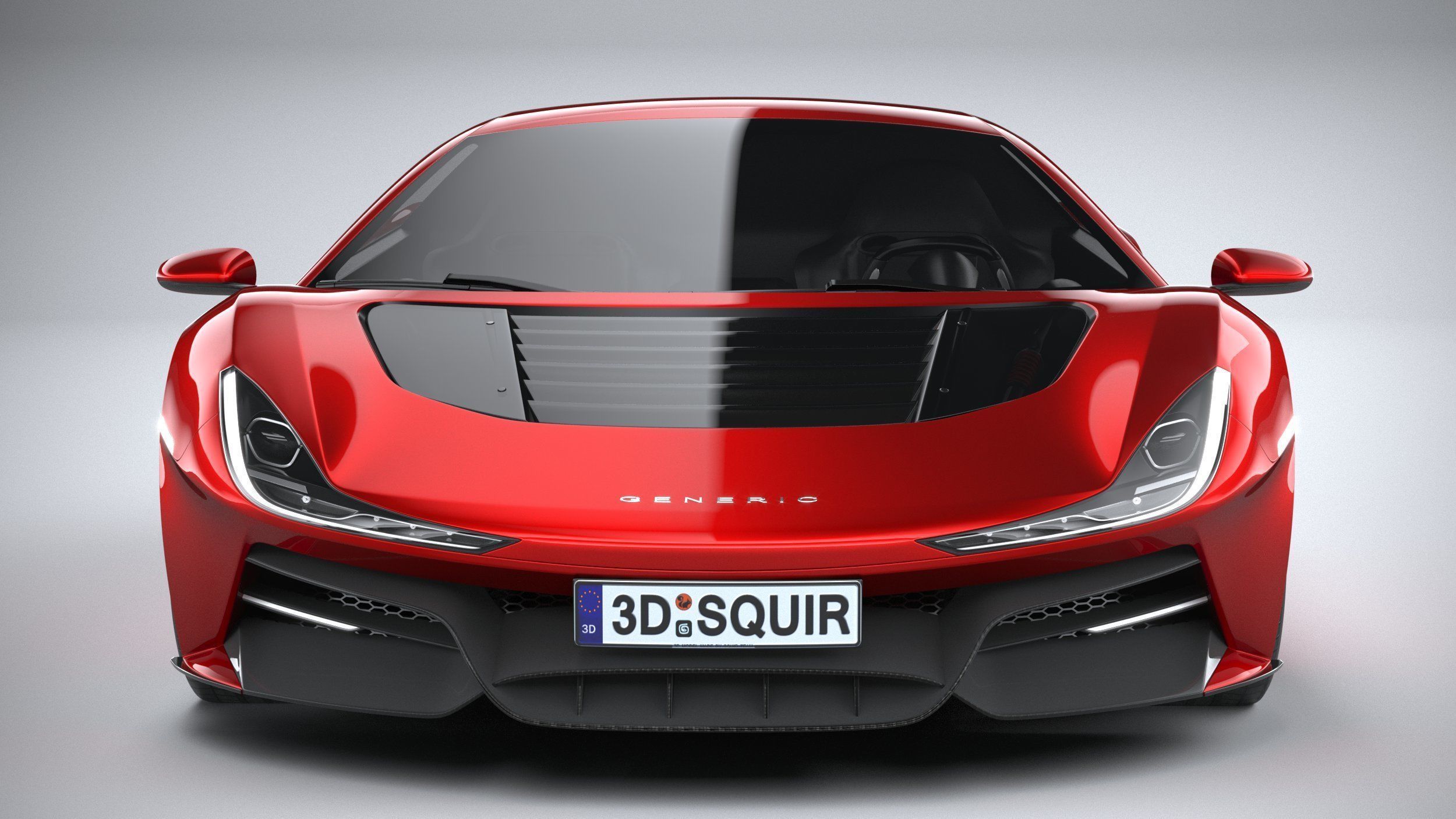 Generic Supercar 2020 3D model_13