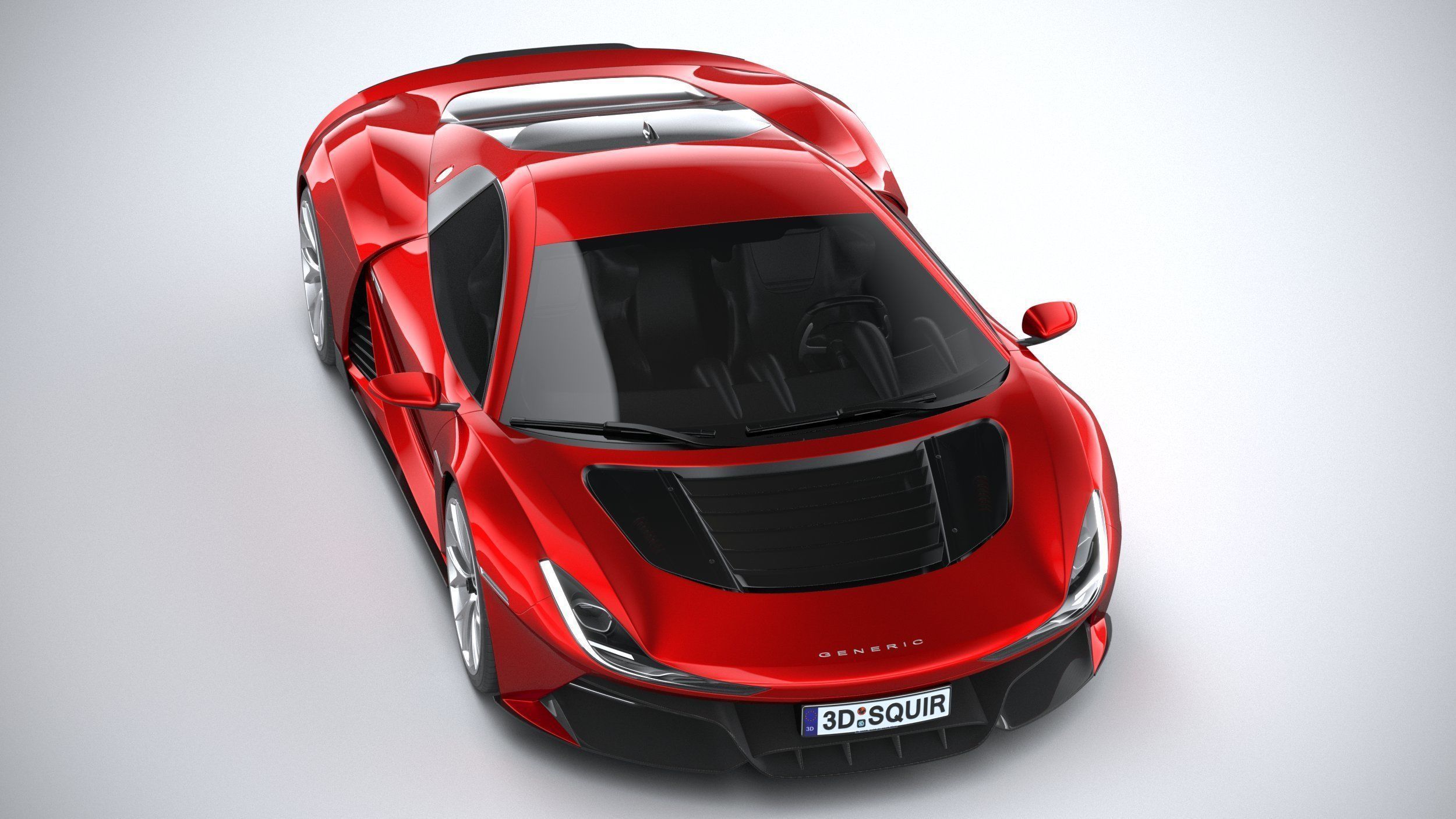 Generic Supercar 2020 3D model_12