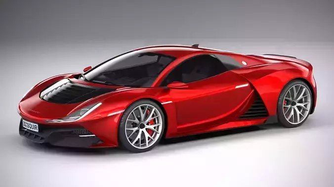 Generic Supercar 2020 3D model