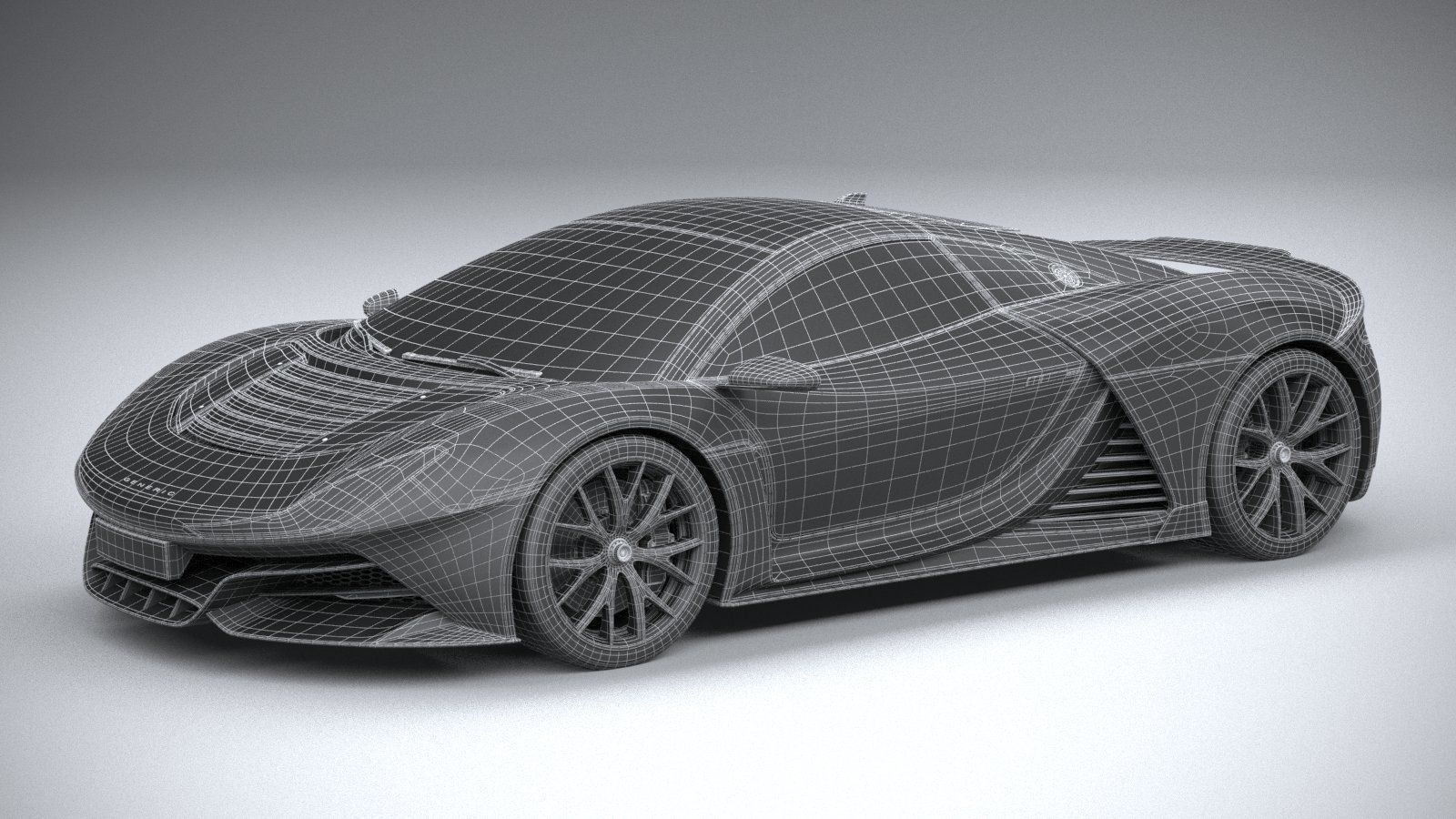Generic Supercar 2020 3D model_28
