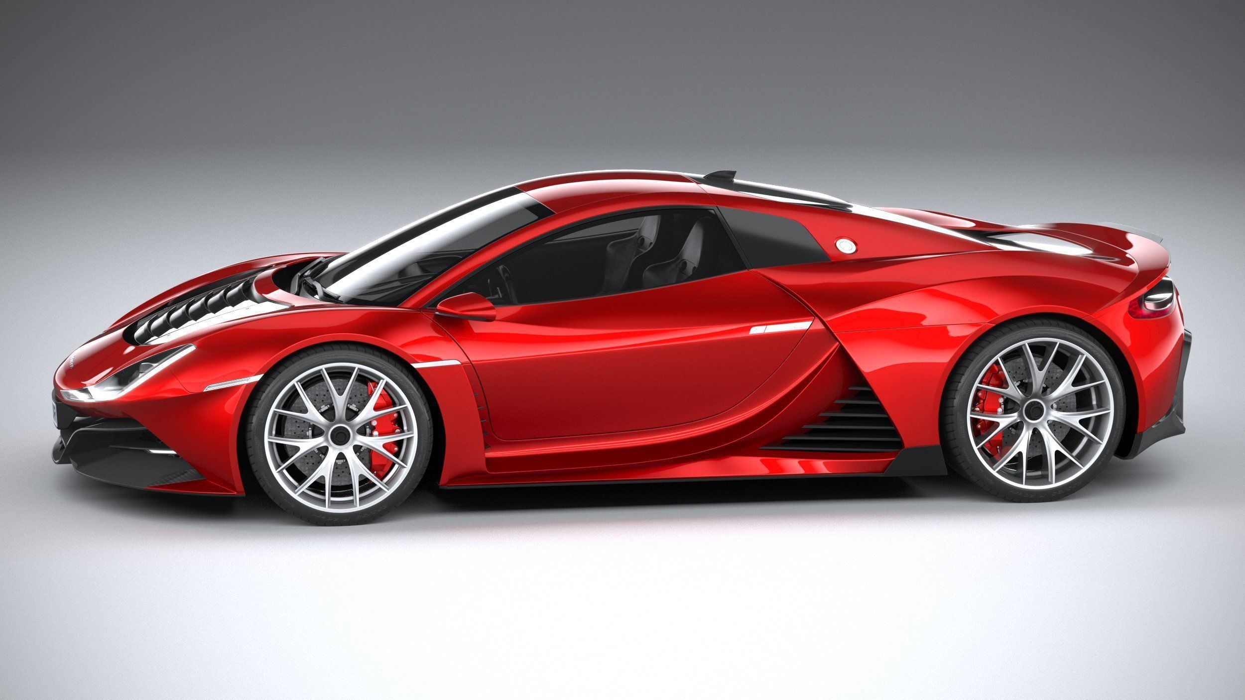 Generic Supercar 2020 3D model_8