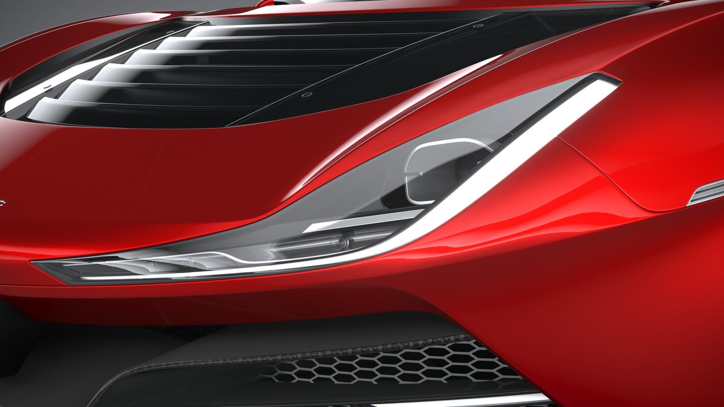 Generic Supercar 2020 3D model_14