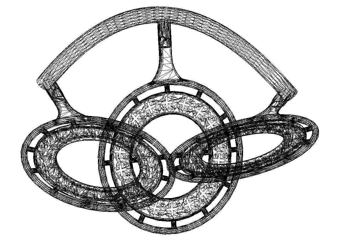 Interlocking pendants  3D print model_22