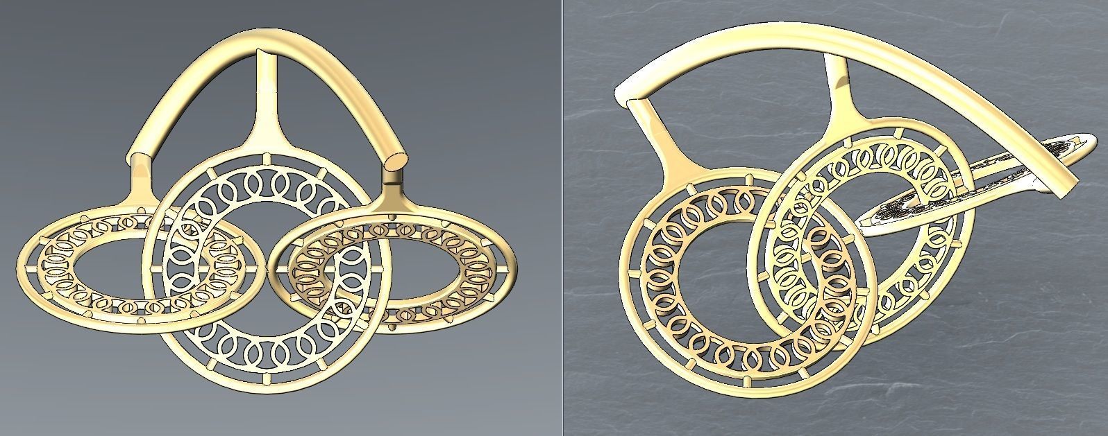 Interlocking pendants  3D print model_18