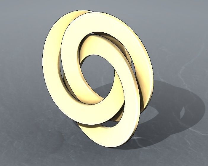 Interlocking pendants  3D print model_1