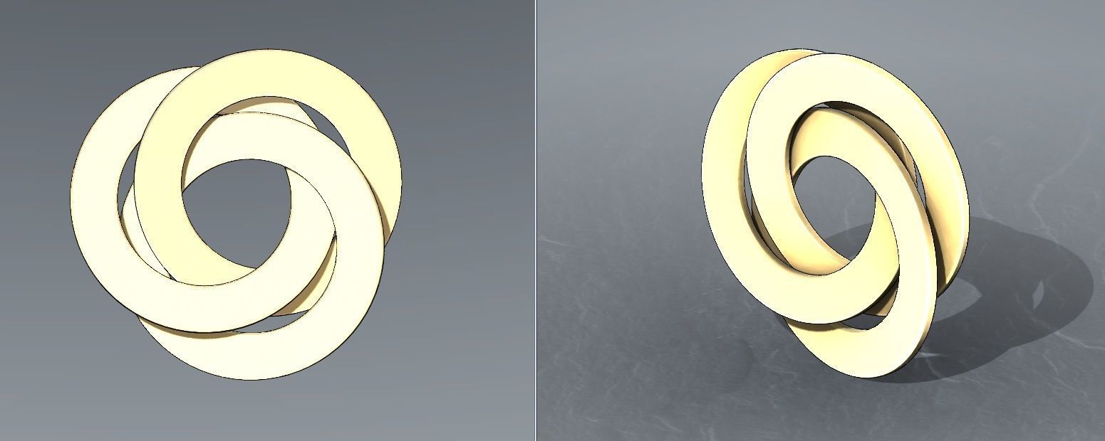 Interlocking pendants  3D print model_4
