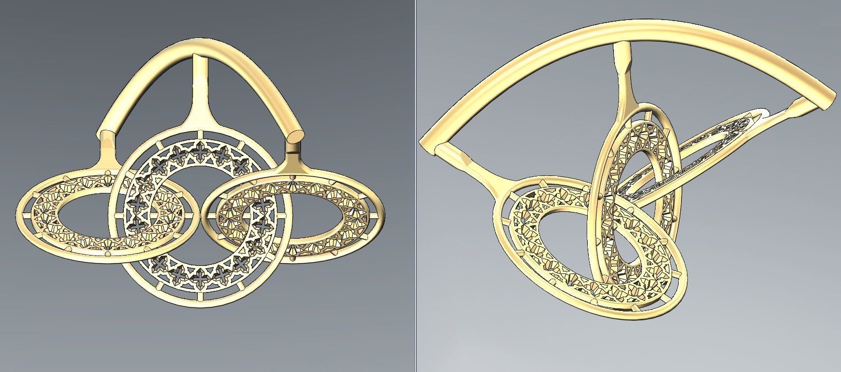 Interlocking pendants  3D print model_6